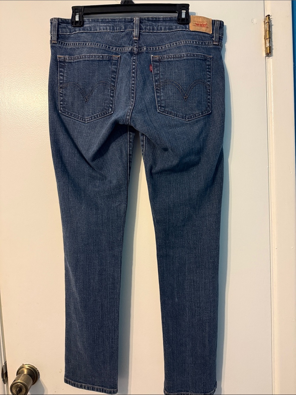 Levi's Blue Straight Leg Denim Jeans